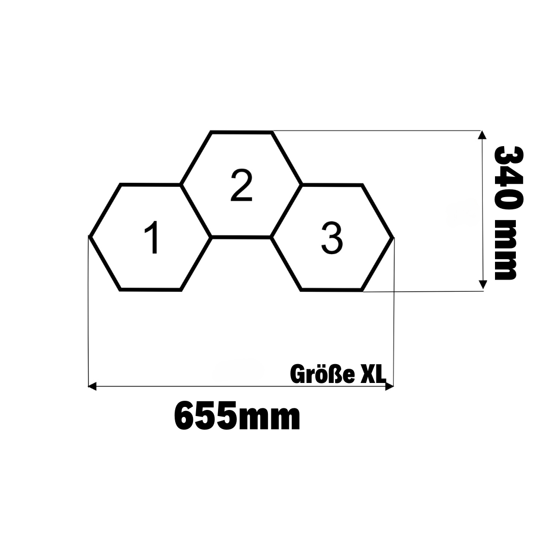 Litho XL -3er- Set Farbige 3D-Lichtgemälde für dein persönliches Ambiente